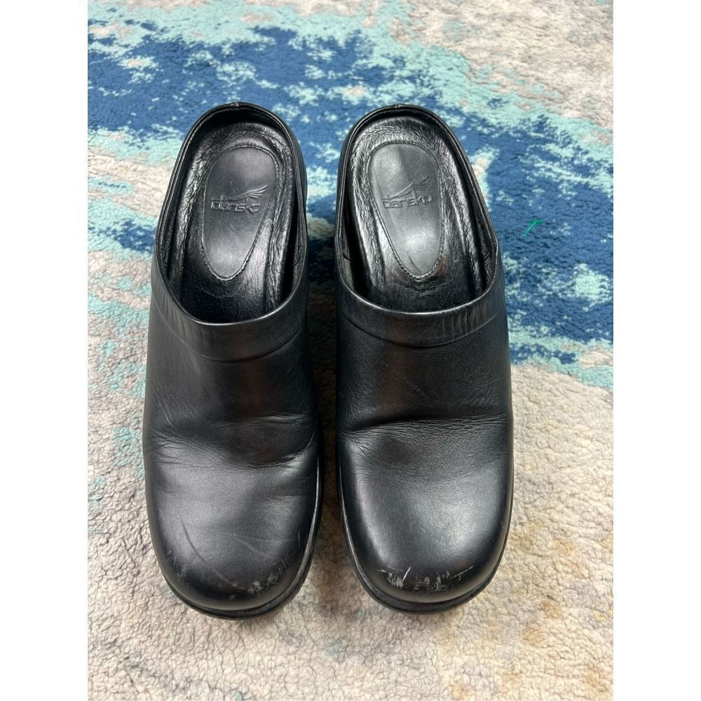 Dansko Womens Black Clogs Size 38 US 7.5